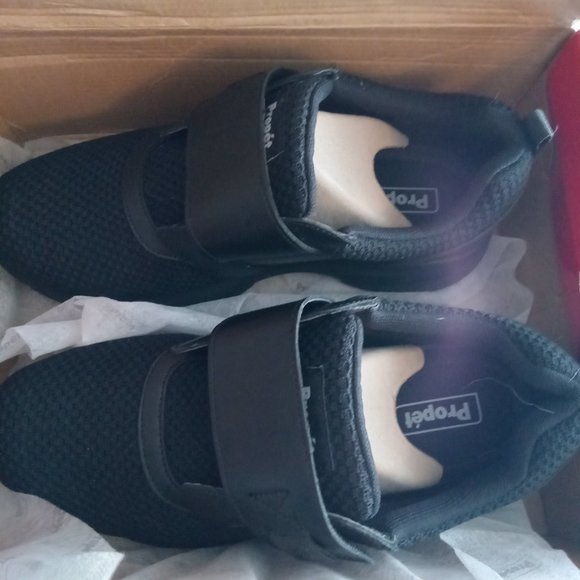 PROPET Mens Black Stability X Strap velcro over sneakers shoes NIB sz 10 W (E) - Picture 3 of 4